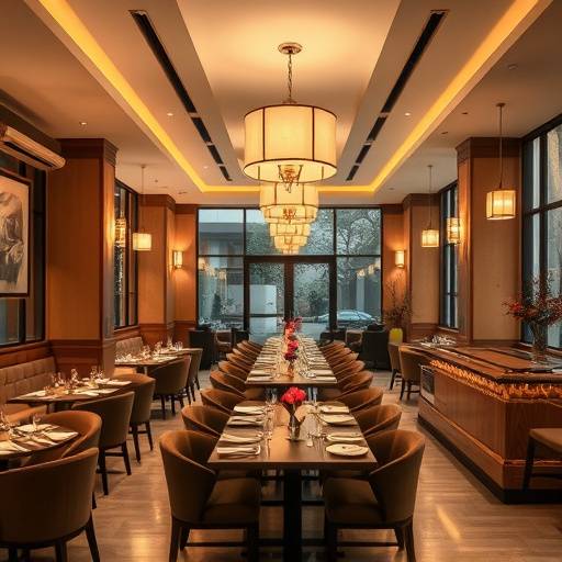 Elegant restaurant interior